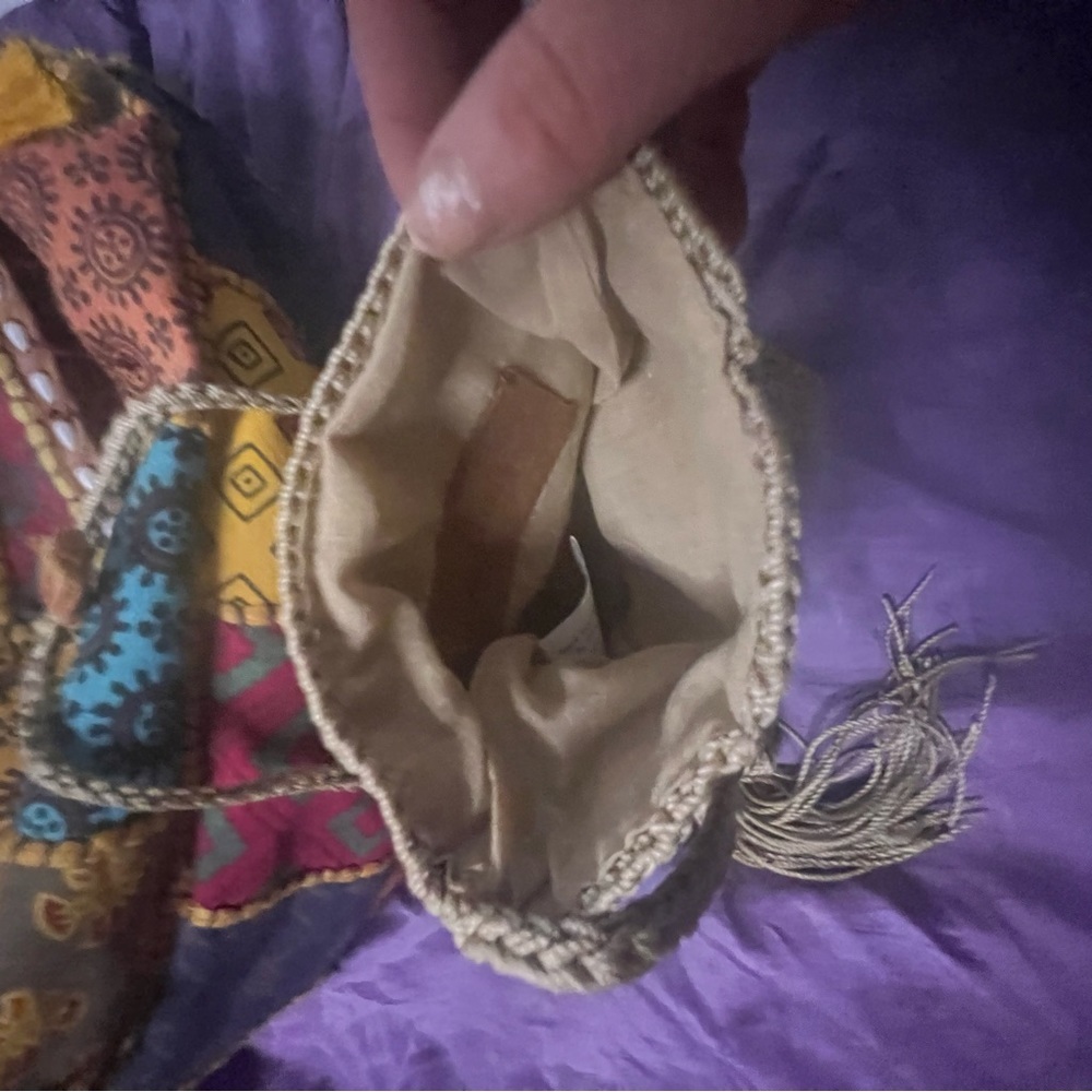 Geometric Crossbody Crochet Festival Pouch Bag​ - Picture 9 of 15